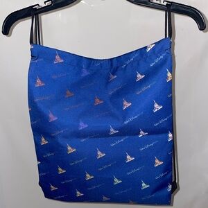 New Disney Blue Drawstring Bag Colorful anniversary Walt Disney World Castle
